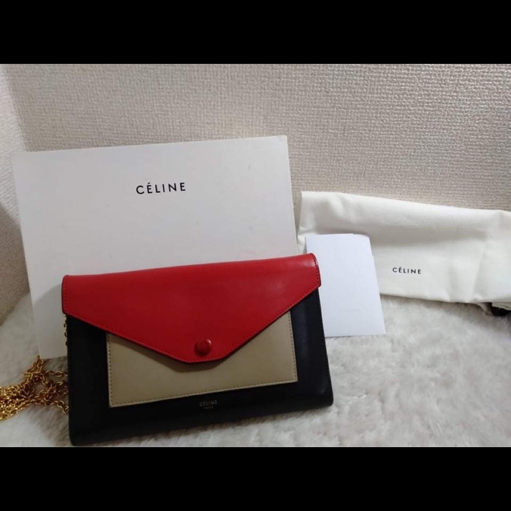 Authentic Celine Envelope Shoulder Bag - Picture 3 of 17
